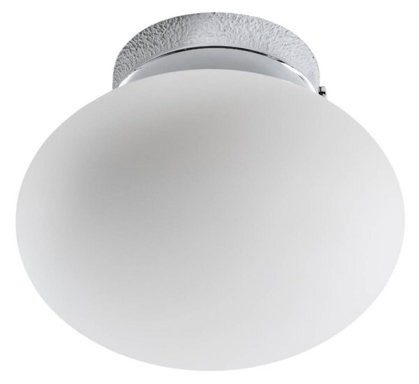 Lampa sufitowa Ufo Domiluce, możliwość ściemniania, biały / opal, salon / jadalnia, szkło, nowoczesny