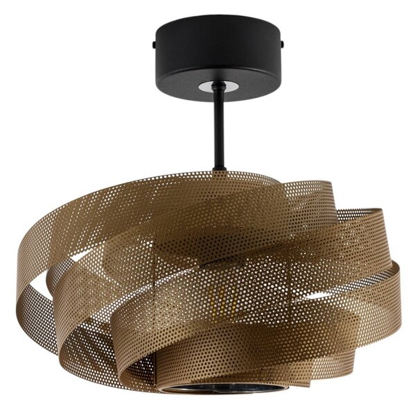 Lampa sufitowa Vento Domiluce, możliwość ściemniania, mosiężny / złoty, salon / jadalnia, metal, nowoczesny