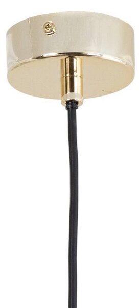 Lampa wisząca Orino Domiluce, możliwość ściemniania, mosiężny / złoty, salon / jadalnia, metal, nowoczesny