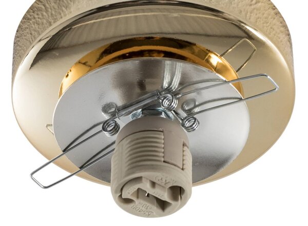 Lampa sufitowa Ufo Domiluce, możliwość ściemniania, biały / opal, salon / jadalnia, szkło, nowoczesny