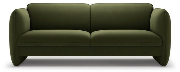 Zielona aksamitna sofa 204 cm Georgia – Micadoni