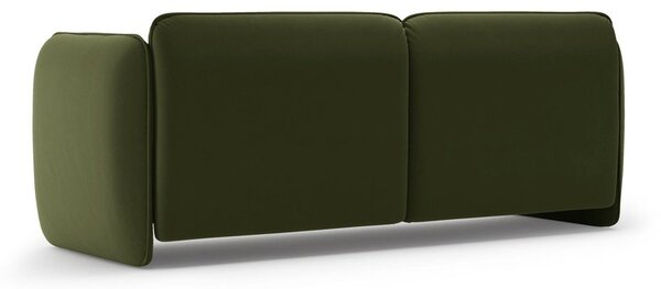 Zielona aksamitna sofa 204 cm Georgia – Micadoni