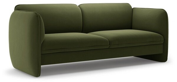 Zielona aksamitna sofa 204 cm Georgia – Micadoni