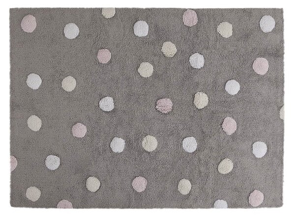 Dywan do prania w pralce Topos Tricolor Grey Rosa/Pink