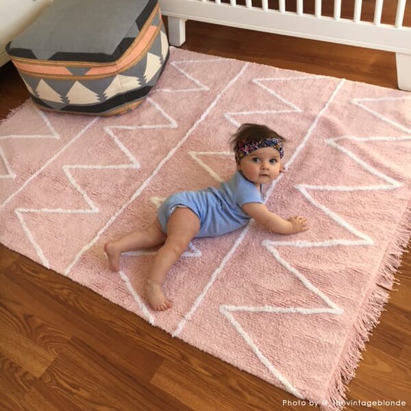 Dywan do prania w pralce Hippy Soft Pink