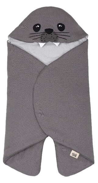 Baby Bites Kocyk 70 x 34 cm Seal grey