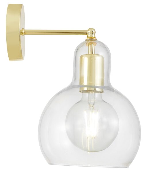 LAMPA ŚCIENNA KINKIET NOWOCZESNY KLASYCZNY ZŁOTY MORO 1A