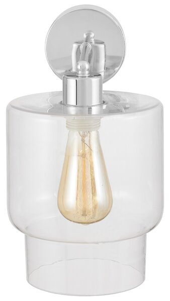 LAMPA ŚCIENNA KINKIET NOWOCZESNY CHROMOWANY MORO 1C