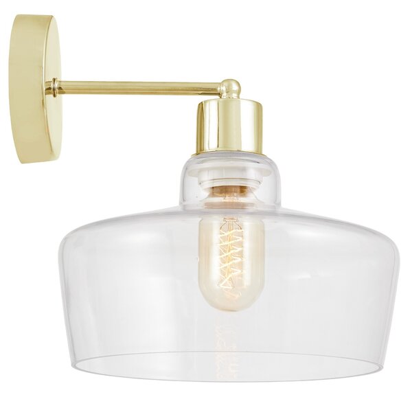 LAMPA ŚCIENNA KINKIET NOWOCZESNY KLASYCZNY ZŁOTY MORO 1D
