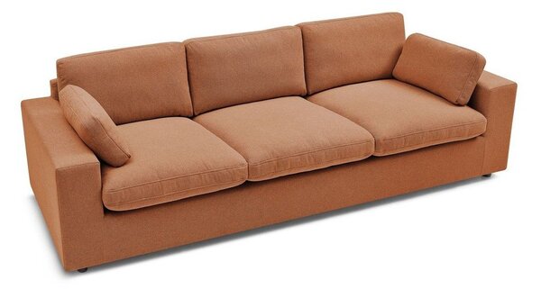 Pomarańczowa sofa 250 cm Belair – Bobochic Paris