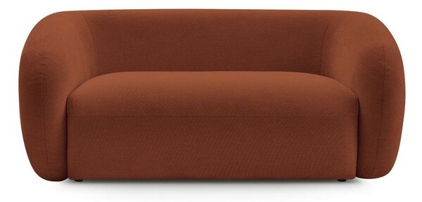 Pomarańczowa sofa z tkaniny szenilowej 160 cm Celine – Bobochic Paris