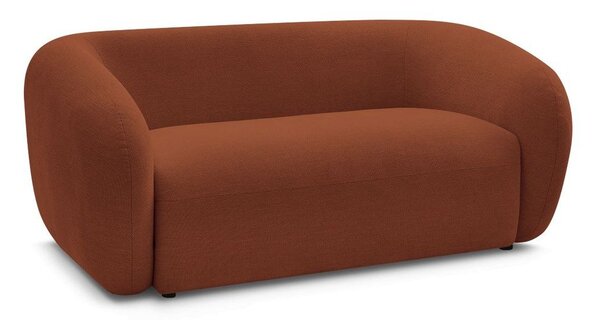 Pomarańczowa sofa z tkaniny szenilowej 160 cm Celine – Bobochic Paris