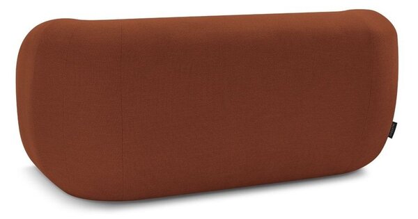 Pomarańczowa sofa z tkaniny szenilowej 160 cm Celine – Bobochic Paris