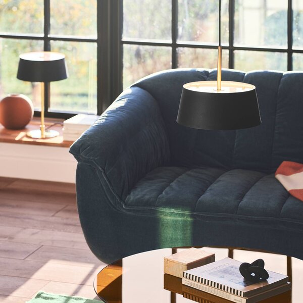 Nordlux Lampa wisząca Clasi 30, możliwość ściemniania, czarny, salon / jadalnia, metal