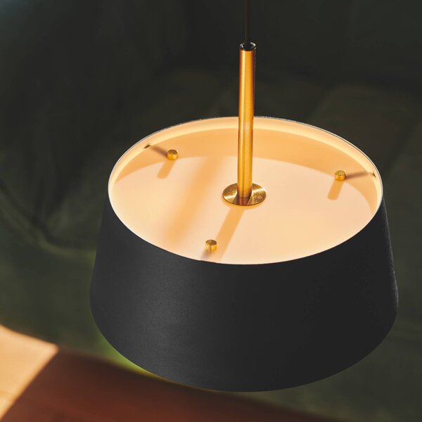 Nordlux Lampa wisząca Clasi 30, możliwość ściemniania, czarny, salon / jadalnia, metal