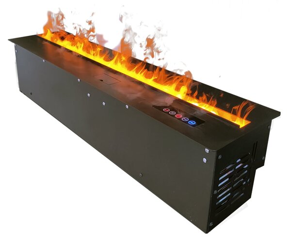 Wkład kominek elektryczny 3D do zabudowy z parą wodną, Led, z aplikacją, ElectricSun MISTique mały 60 cm