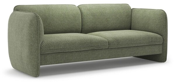 Zielona sofa z tkaniny szenilowej 204 cm Georgia – Micadoni