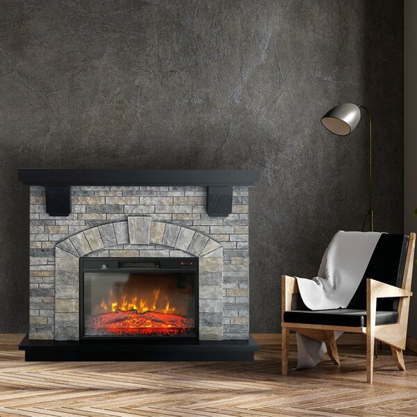 Kominek elektryczny 3d GREYSTONE ElectricSun, z dźwiękiem, 3 kolory, z aplikacją, L115xH102cm