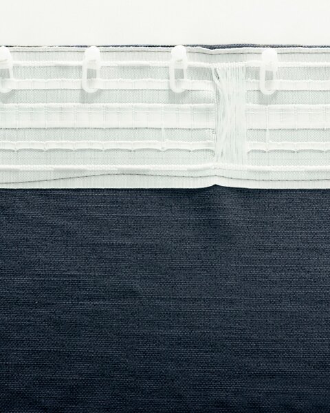 Zasłona BASIC na taśmie marszczącej 140x280 cm granatowy 1 szt