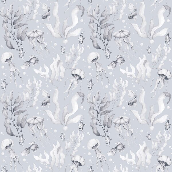 Tapeta do pokoju dziecka Magia Oceanu Creamy Blue SMALL