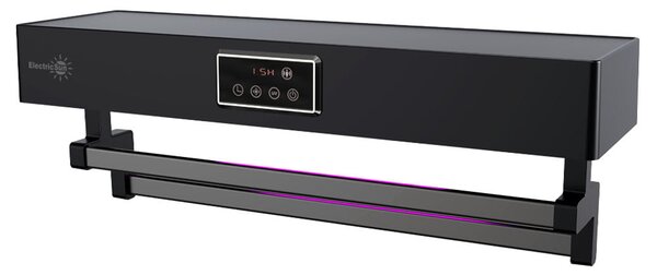 Suszarka do ręczników z dezynfekcją UV, łazienka lub kuchnia, ścienny, 60 cm, 450W, ElectricSun Standard czarny