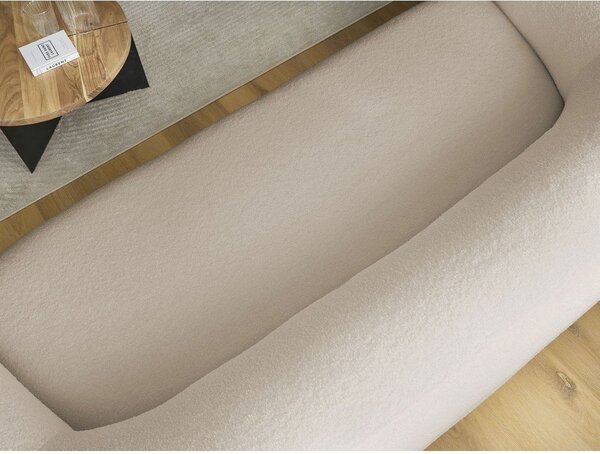 Beżowa sofa z materiału bouclé 193 cm Elina – Bobochic Paris