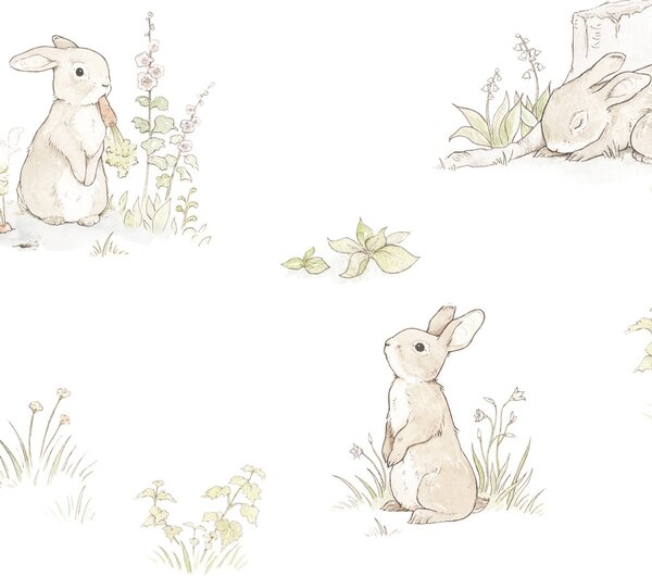 Dziecięca tapeta - Rabbit Day Classic