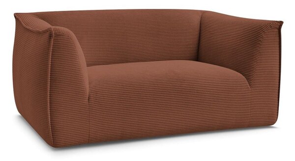 Pomarańczowa sztruksowa sofa 170 cm Giorgia – Bobochic Paris
