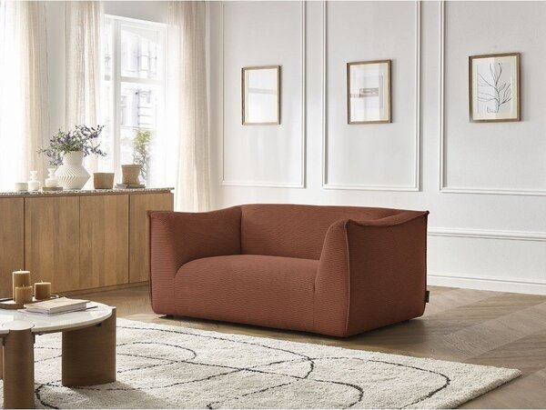 Pomarańczowa sztruksowa sofa 170 cm Giorgia – Bobochic Paris