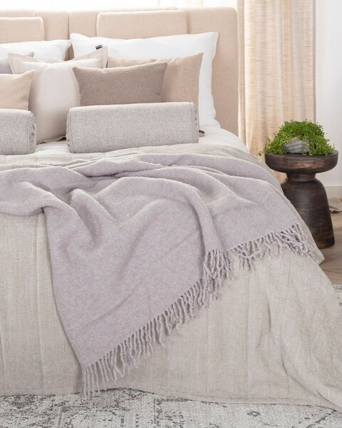 Pled Boucle 140x200cm light grey
