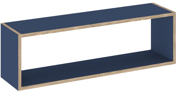 Drewniana półka prostokąt Tutu Blue