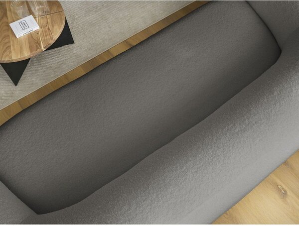Szara sofa z materiału bouclé 193 cm Elina – Bobochic Paris