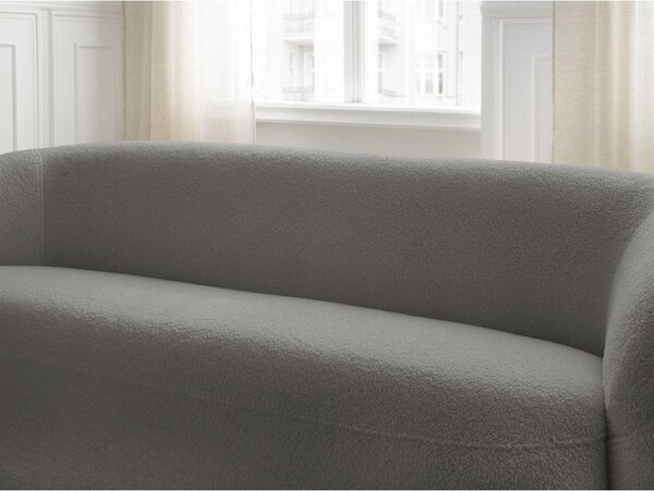 Szara sofa z materiału bouclé 193 cm Elina – Bobochic Paris