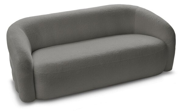 Szara sofa z materiału bouclé 193 cm Elina – Bobochic Paris
