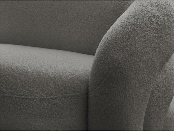 Szara sofa z materiału bouclé 193 cm Elina – Bobochic Paris