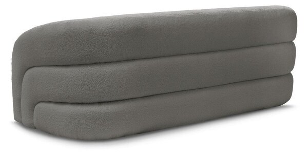 Szara sofa z materiału bouclé 193 cm Elina – Bobochic Paris