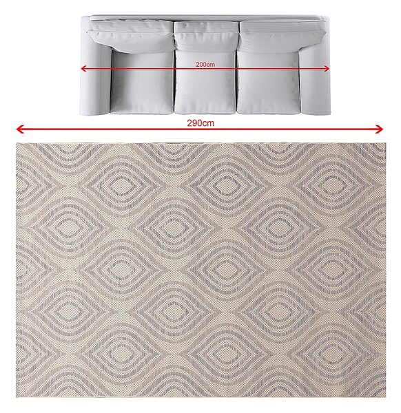 Dywan Breeze beige/raw/blue 200x290cm