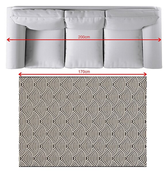 Dywan Jersey Home beige/black 120x170cm