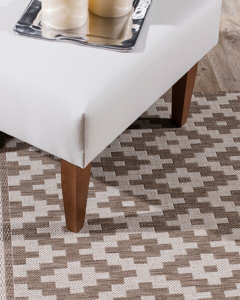 Dywan Modern Rhombs mink/beige 120x170cm
