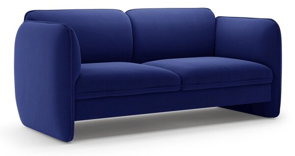 Niebieska aksamitna sofa 168 cm Georgia – Micadoni
