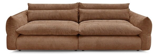 Pomarańczowa sofa z tkaniny szenilowej 276 cm Neil – Bobochic Paris