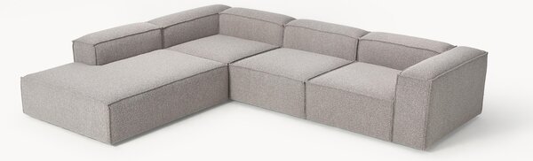 Narożna sofa modułowa Bouclé XL Lennon (4-osobowa)