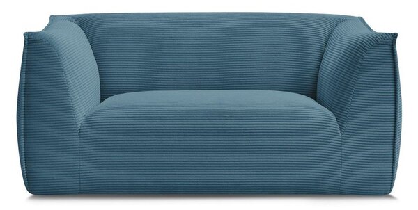 Niebieska sztruksowa sofa 170 cm Giorgia – Bobochic Paris