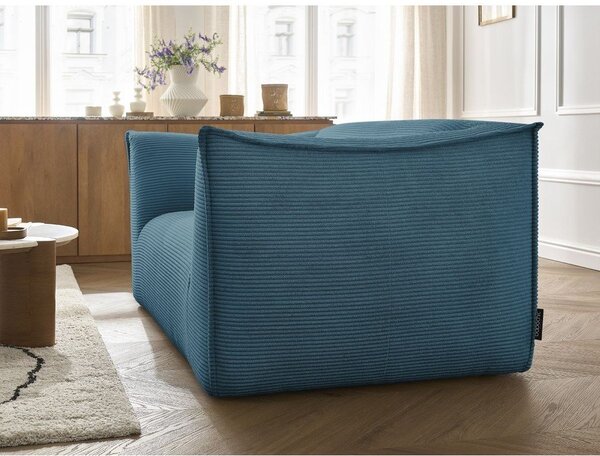 Niebieska sztruksowa sofa 170 cm Giorgia – Bobochic Paris