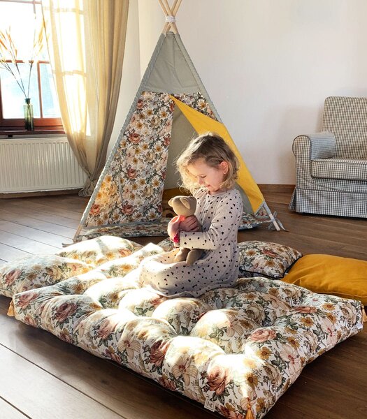 Meadow – ręcznie pikowany materac do zabawy