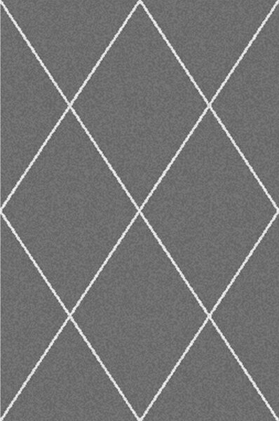 Dywan Royal Rhombs dark grey/cream 160x230cm