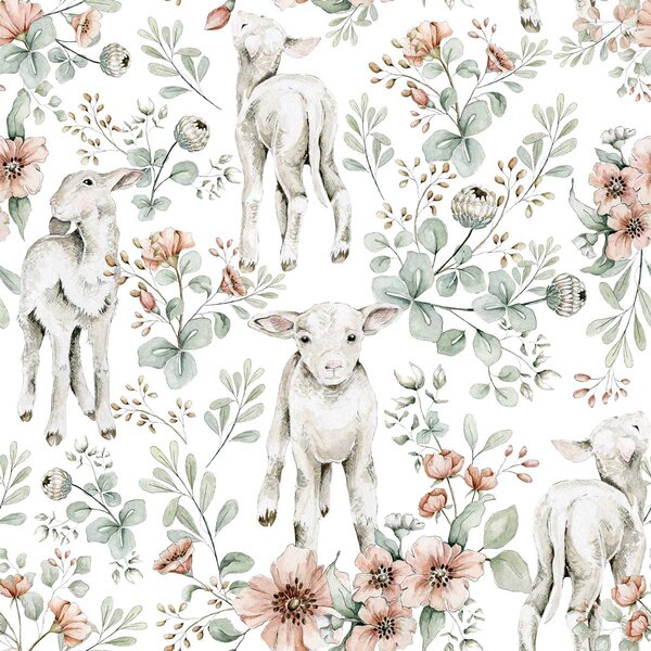 Tapeta do pokoju dziecka Little Lambs Tapeta / Return to Innocence