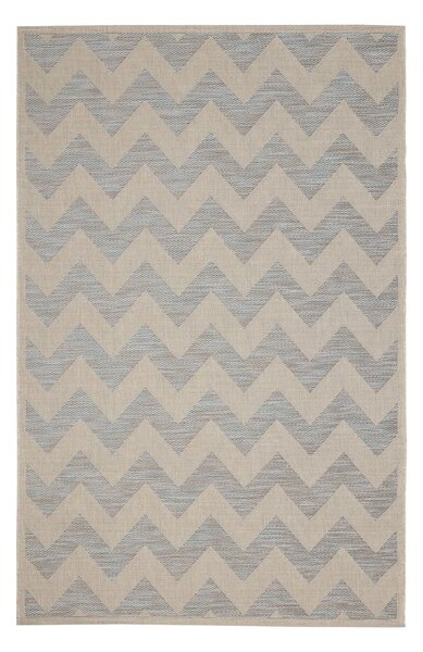 Dywan Modern Chevron beige/ice blue 160x230 cm