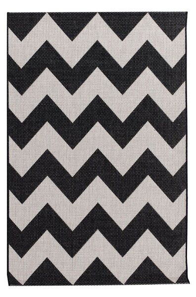Dywan Modern Chevron black/beige160x230cm