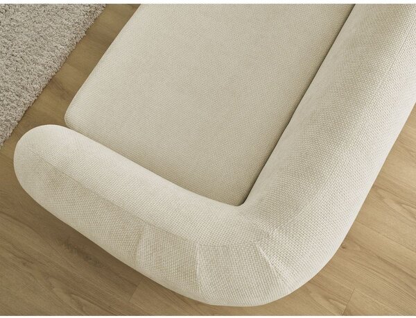 Szarobrązowa rozkładana sofa z tkaniny szenilowej 228 cm Neyo – Bobochic Paris